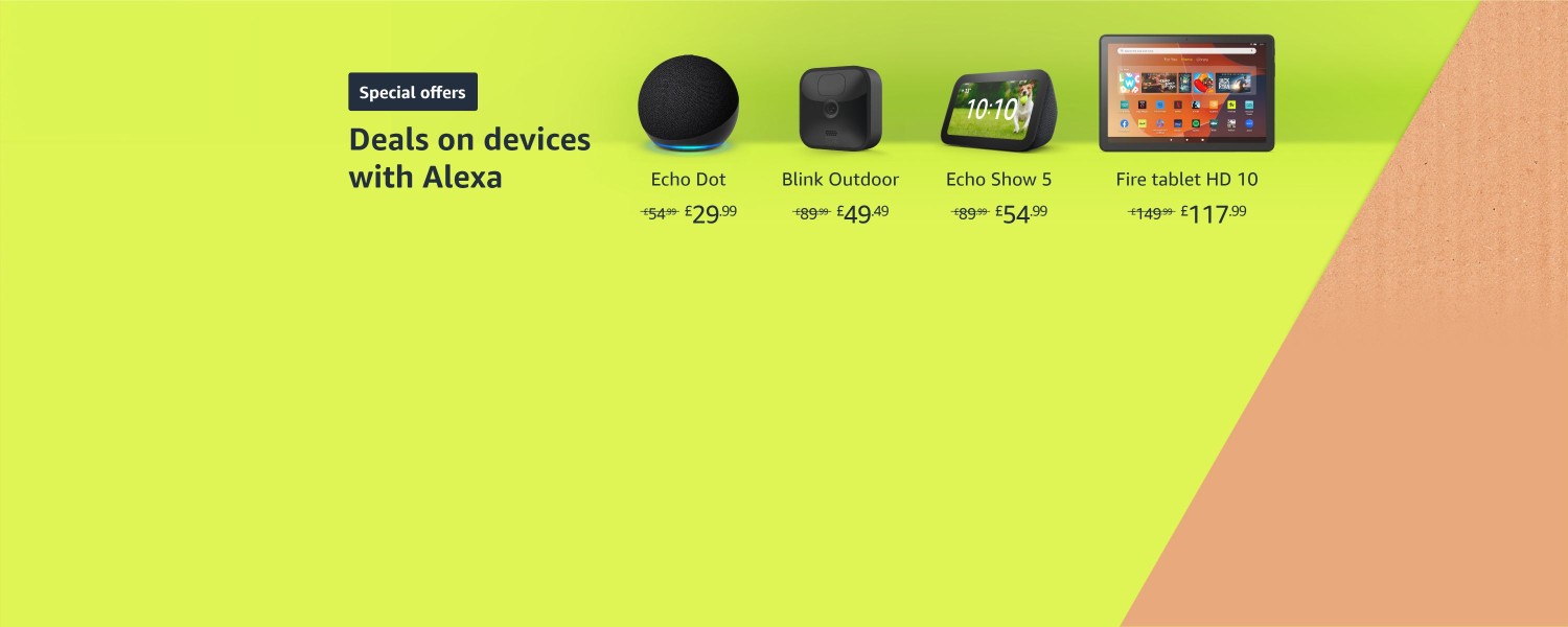 Brighten up your day with deals on devices with Alexa