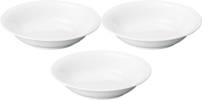 3個セット ヌーベルシノワ（強化） メタ１９cm深皿 [ 19.1×4cm ]強化 | 中華中皿