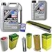 Produktbild QR-PARTS 69350481 Filter Set Inspektionspaket 6 Liter Motoröl Top Tec 4600 5W-30 MANN-FILTER Innenraumfilter Kraftstofffilter Luftfilter Ölfilter