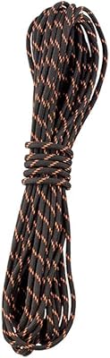 YakAttack 35 ft. USA Made 550 Paracord w/Reflective Tracer, Black/Orange (PAR-BO-35)