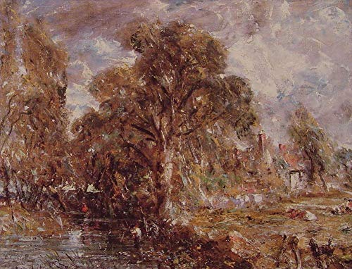 Paysage d'Angleterre romantique en peinture à l'huile pour votre maison