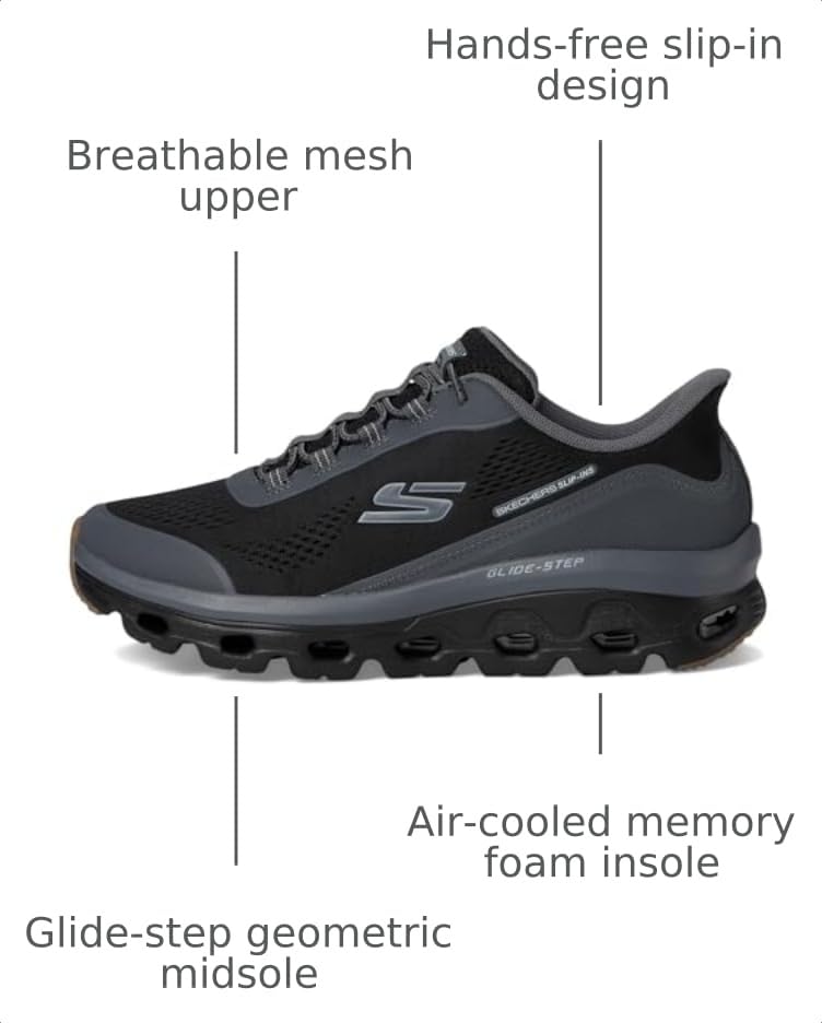 Image of Skechers Men's Glide-Step Sole Hands Free Slip-in Sneaker