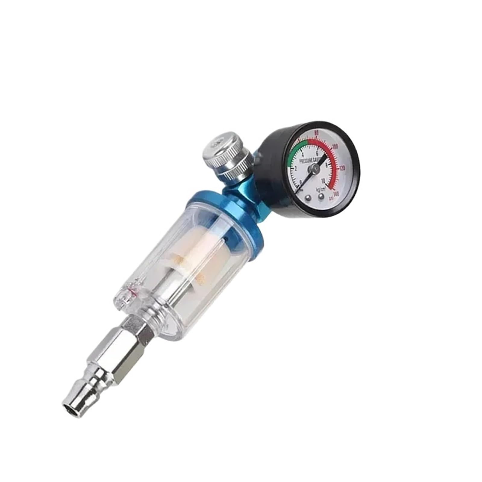 PHNOITPQ 1/5 Piece Water Oil Separator Moisture Trap air Filter for Compressor Spray Gun Tool Pressure Parts European 1/4''(5 Pcs,AF+PF+RG)