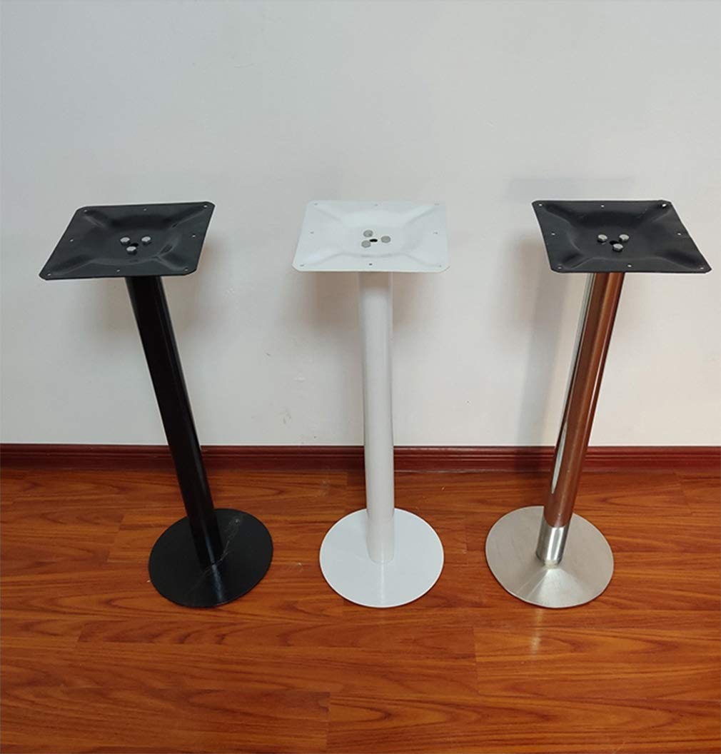Pied pour Table Bar,Métal Pieds de Table de Cuisine,Jambe d'Accessoire de Meuble Bricolage,Hauteur 40cm-120cm Pied Rond pour Table Bar Table de Petit Déjeuner,Capacité 200Kg(black90cm/35.4in)