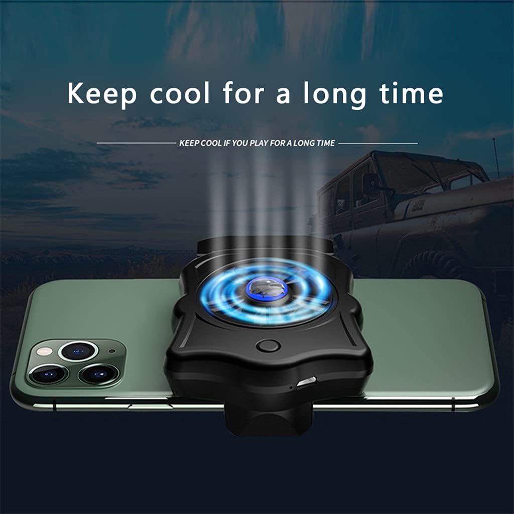 Hightech Mini Phone Cooler Holder Pad Game Cooler Phone Refrigerator Game Phone Radiator(E)
