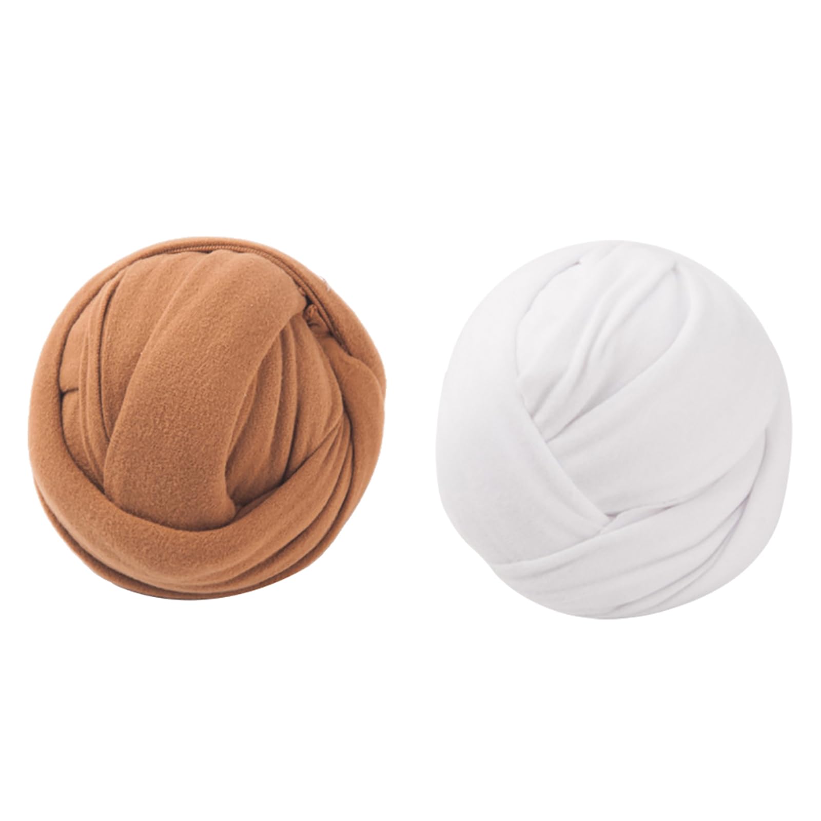 Newborn Baby Photography Props Wrap Scarf Long Wavy Wrap Crochet Knit Cotton Stretch Costume Outfits Soft Cute Unisex - Brown,White