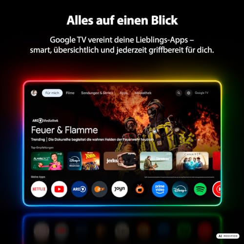 DYON nexGo 40F 40 Zoll Full HD Smart Fernseher mit Triple Tuner – Ansicht 4