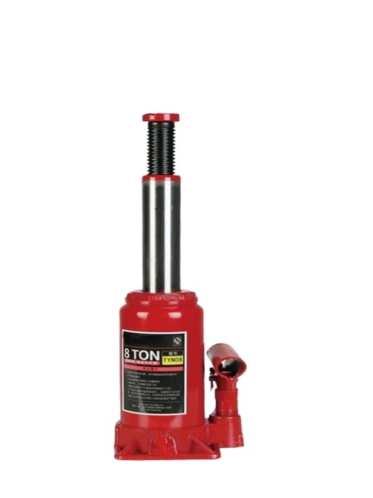 QUSYZD Hydraulic Ram 6T/8T Vertical Hydraulic Jack Car Tire Changing Tool,8T double section