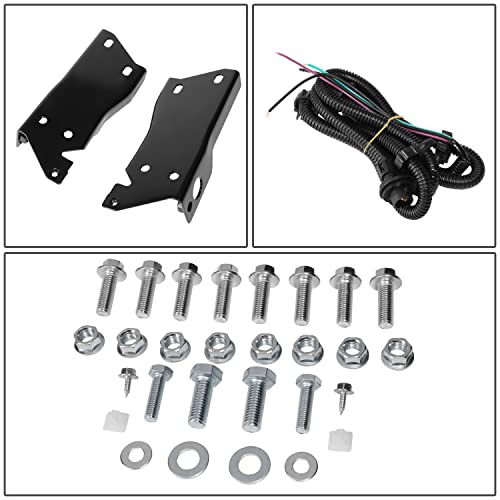Dna Motoring Stepbum-10026 Rear Step Bumper W/O Parking Sensor Holes Compatible With 01-06 Silverado Sierra 2500 Hd / 3500, 07 Silverado Sierra 2500 Hd Classic / 3500 Classic, Chrome/Black #TOP4