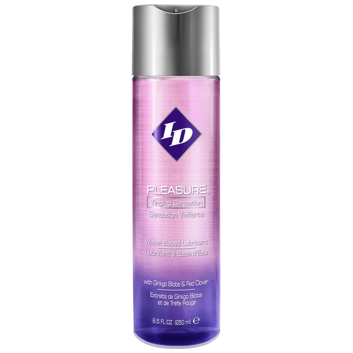 ID Pleasure Tingling Water-Based Lube 250ml Disc Cap Bottle – Stimulating Personal Lubricant for Enhanced Sensation – Long-Lasting Sex Lube by ID Lubricants