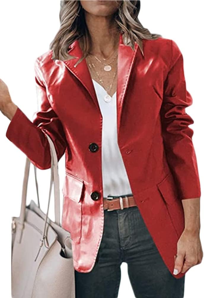 Veste En Cuir PU Pour Femme - Style Bomber Moto Vintage - Blouson Biker Zippé - Chaud Et Tendance