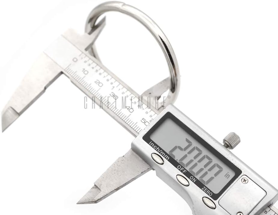 CRAFTMEMORE O-Ring Findings Metal Non-Welded O Rings for Belts Bags Landyard DIY Leather Hand Craft (2" x 50 pcs, Antique Brass)