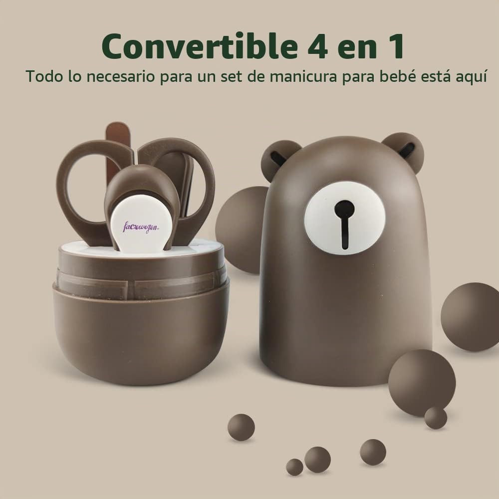 Juego de cortauñas para recién nacidos,Kit de uñas infantiles para regalo de padres primerizos