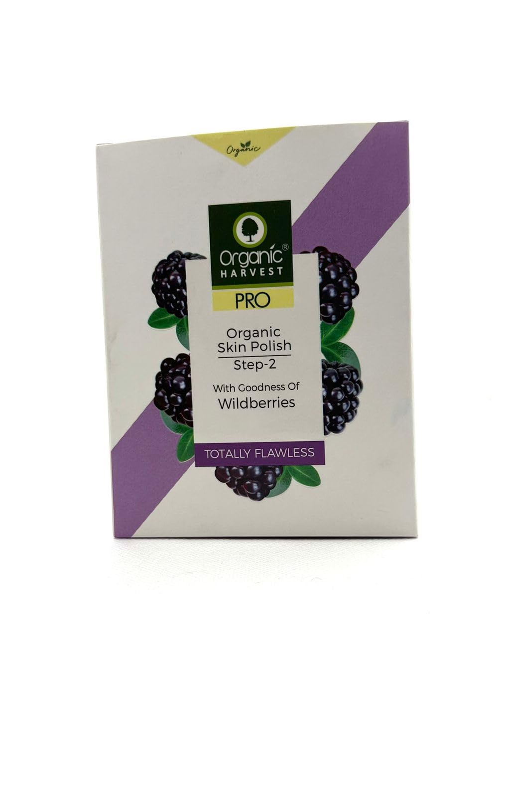 Organic Harvest Pro Totally Flawless STEP 2 Scrubbing with the Goodness of Wildberries, Parabens, Mineral Oil and Cruelty Free, 96 GM (Pack of 12)