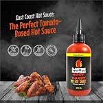 Maritime Madness, East Coast Wing Hot Sauce, Made in Canada, 275ml Squeeze Bottle, Vegan, Gluten Free, Dairy Free, Soy Free, Low Sodium