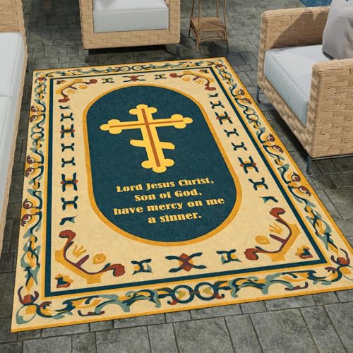 Tapete decorativo ortodoxo personalizado 3'x5'