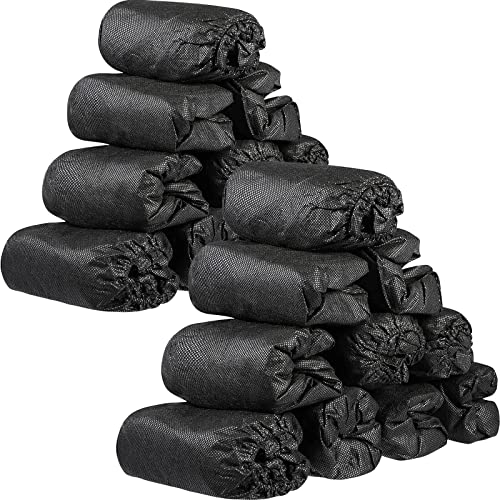 Couvre-Chaussures Jetables - Lot De 400 (200 Paires), Noir, Anti-Dérapant, Protection Sols