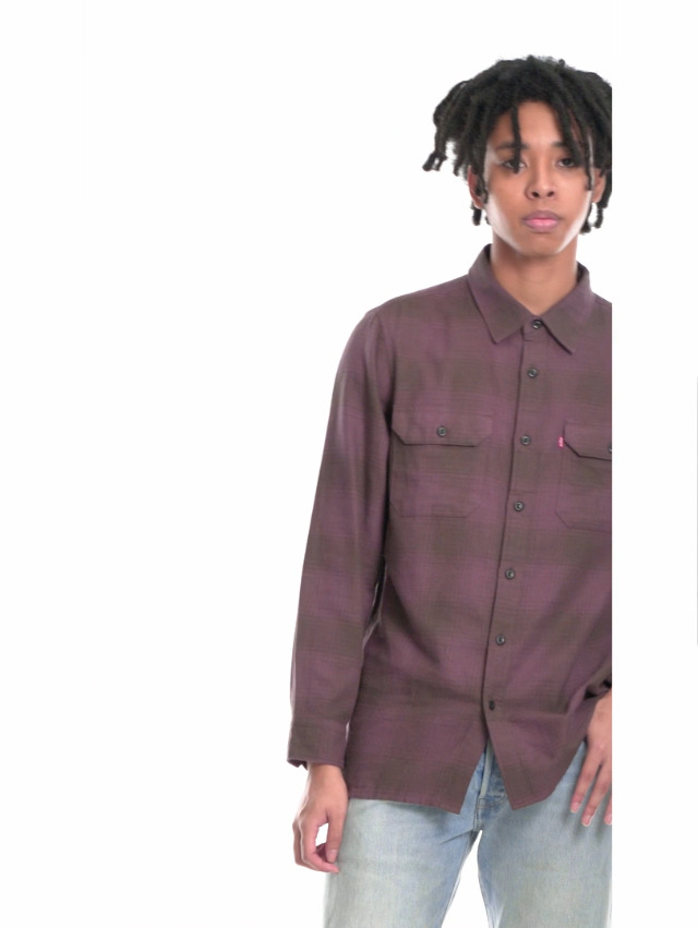 Amazon.co.jp: Levi's 19573-0211 Denim Shirt, Jackson Worker Shirt