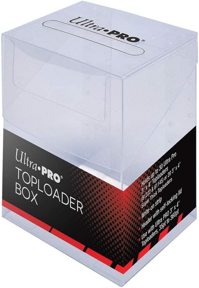 Ultra Pro 16241 Toploader Box, Clear (Transparent)