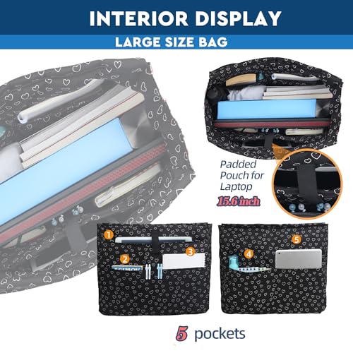 Image of Nurse Bags for Work Nursing Bag Multiple Pockets Waterproof Organizing Zip Top Clinical Bag for Nursing Students Home Health
