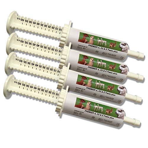 Homestead Farm Supplies Premier Vitamin ADE&B12 Plus - 50ml *SPECIAL 4 x TUBES* - for Alpaca and Llama
