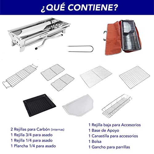 Asadores, Lawn & Patio asador carbon portatil Marca CHIC-FANTASY (2)