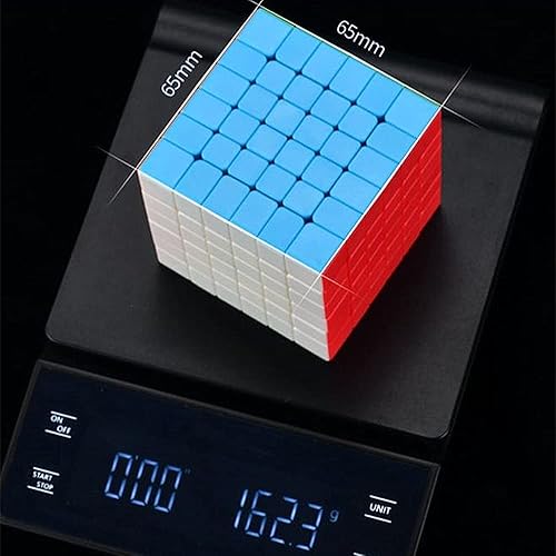 Miniatura 10 de LiangCuber QY Toys Cubo de velocidad 7 x 7 sin calcomanías Qixing S 7x7x7 Color Magic Cube Puzzle Toy