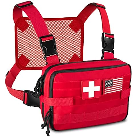 Boundless Performance Molle EMT Medical Bag - Our EDC IFAK Bag Is Great For All First Aid Needs During Hiking, Hunting, And Shooting - Two Utility Pockets Hold Medical Supplies, Tourniquets & More Cover