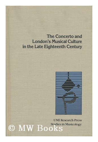 Buy Concerto and London's Musical Culture in the Late Eighteenth Century — BookShops.in