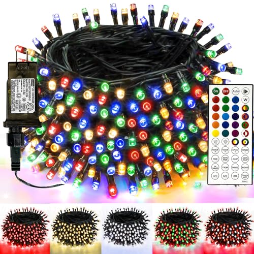 Albelt 66FT Smart Color Changing LED String Lights with Remote & Timer for Christmas and Halloween Decor