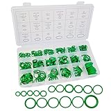 270 Pieces Car Air Conditioning Compressor Seals O-Ring Kit,Rubber Seal Gasket Washer,Sealing O-Rings Gasket Assortment Set,Rubber Washer Orings for A/C System,Plumbing, Air or Gas Connections