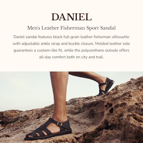 Daniel - Leather Fisherman Sport Sandal - Mens Sandals2