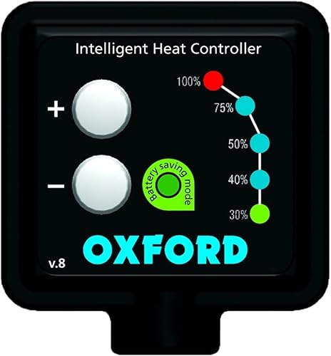 Miniatura 1 de Oxford - Controlador térmico Hotgrips V8 Negro (OFV8)