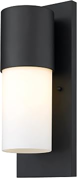 Acclaim Lighting 1511BK Transitional One Light Wall Sconce from Cooper Collection in Black Finish,