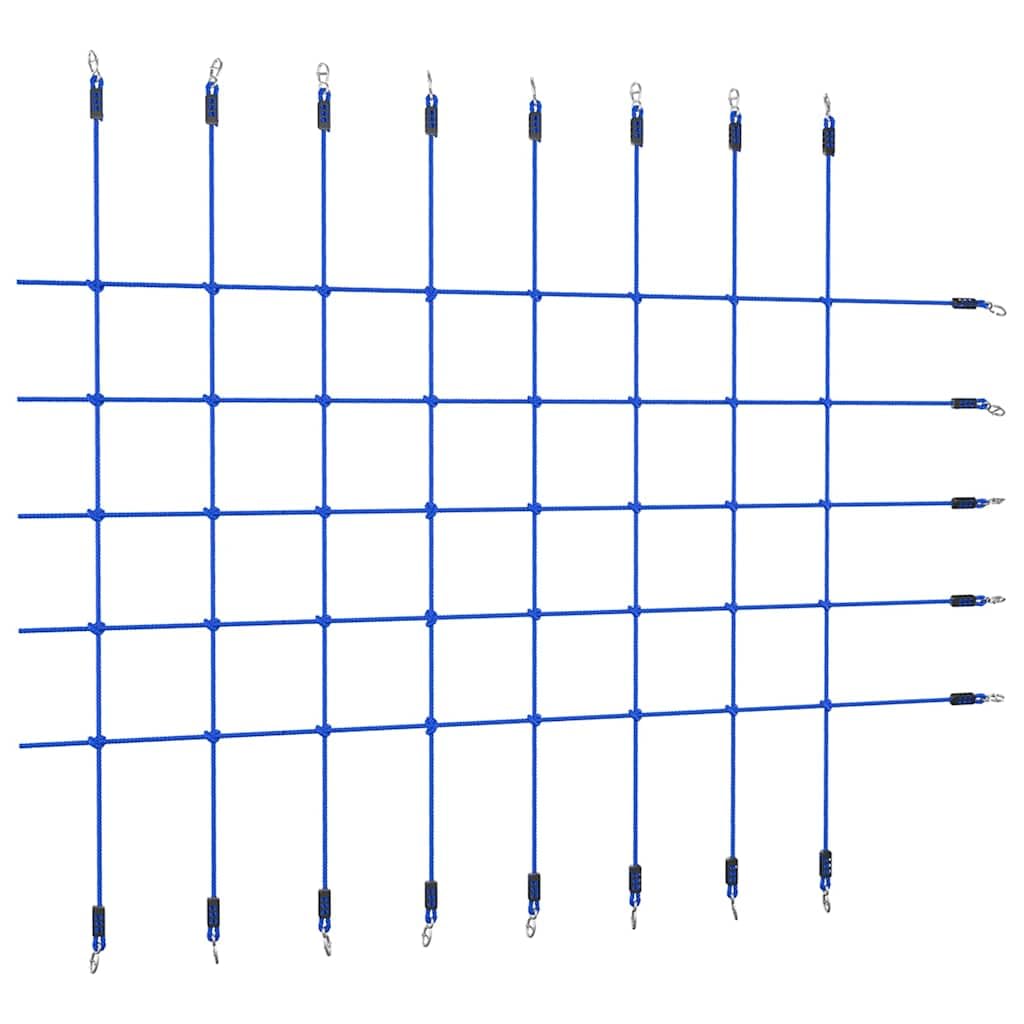 Rete da arrampicata per bambini, rete da gioco per esterni, blu