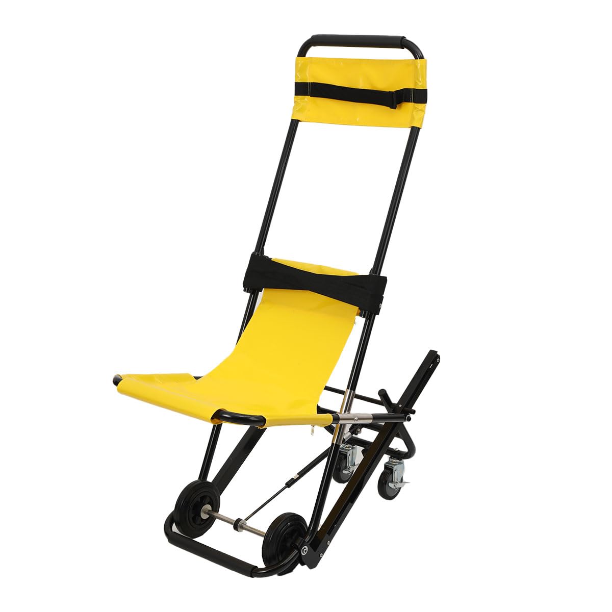 Manueller Lift Treppenstuhl, Klappbarer Treppenstuhl Senioren, faltender Evakuierungsstuhl, Tragbarer Treppenlift mit Rad, 440lbs Tragfähigkeit