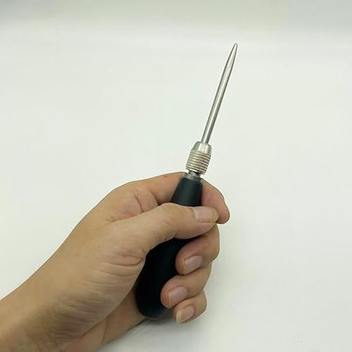 Miniatura 5 de B Baosity Punzón recto de cuerda de raqueta, herramienta de mano, deportes al aire libre, longitud multifuncional 6.7 in, herramienta de cuerda de