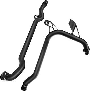 A-Premium Engine Heater Inlet Water Coolant Pipe with O-Rings Compatible with BMW E36 E39 E46 E85 320i 323i 325i 328i 330i 525i 528i 530i Z3 Z4, 1999-2006, 2-PC Set, Replace # 11531705210, 11537502525