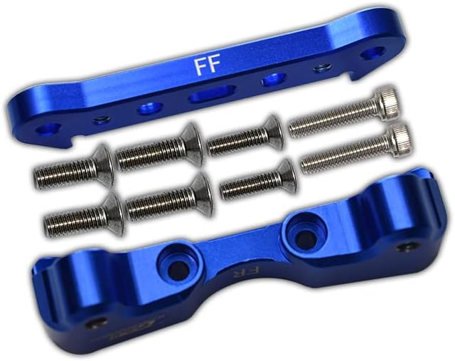 10Pc Set Upgrades Arrma 1/5 Kraton 8S Blx Ara110002T1/T2 Aluminum Front Lower Suspension Mount RC Cars by GPM