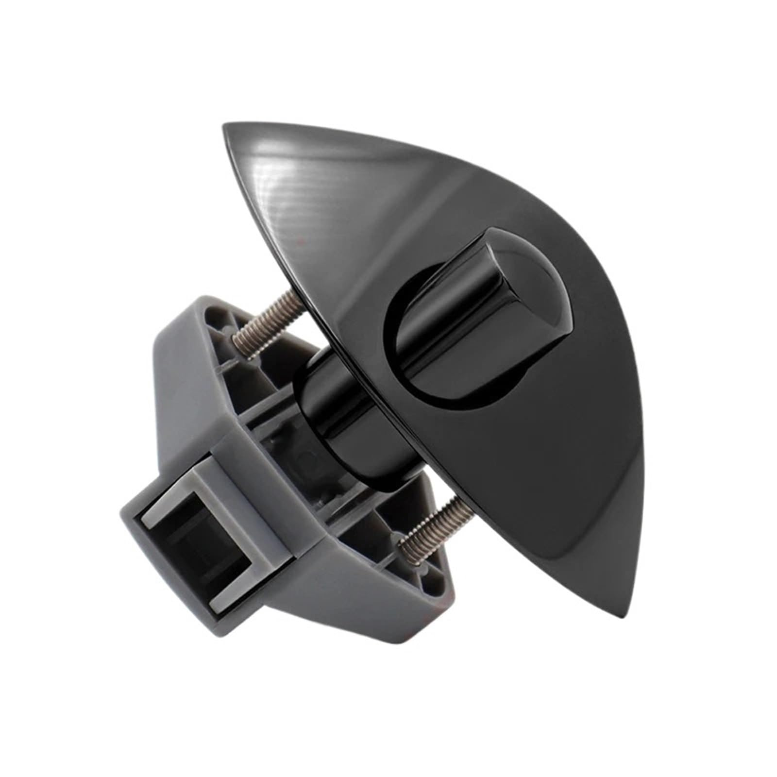20mm Push Button Latch Silver RV Camper Car Drawer Latch Cabinet Door Catch for RV Motorhome Camper Caravan Home Yachts(Black)