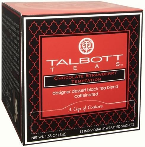 Talbott Teas Chocolate Strawberry Sachet (Caffeinated) Vot-352