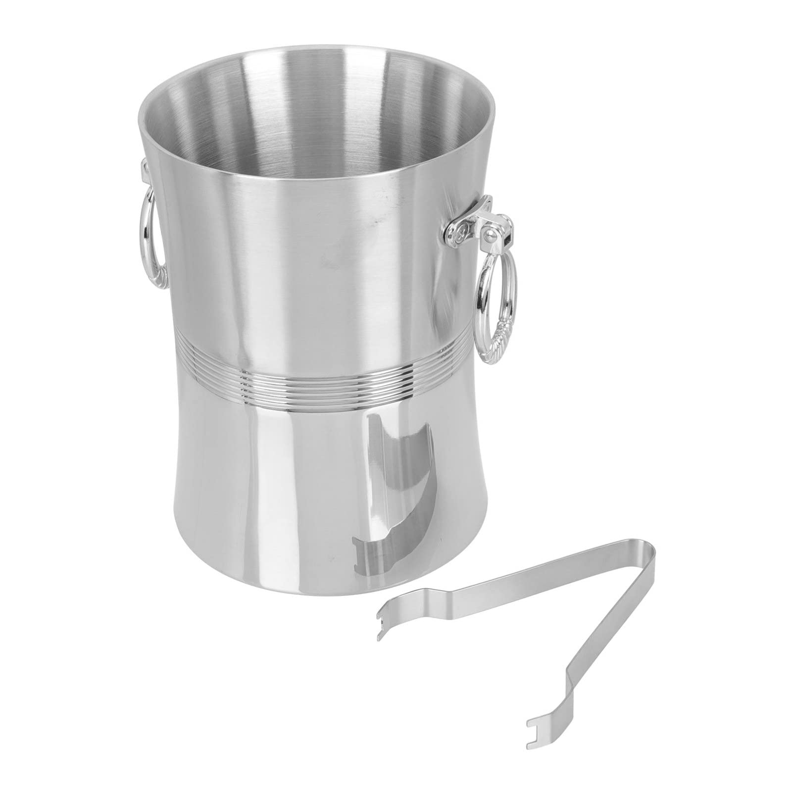 HEMOTON Cubo De Hielo De Acero Inoxidable Beber Enfriador De Botellas De Vino Cubo De Hielo De Refrigeración Cubo De Hielo De Botella De Vino Engrasador Cubo De Enfriamiento Cubos De Hielo