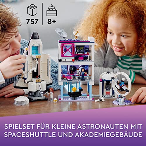 LEGO 41713 Friends Olivias Raumfahrt Akademie Weltraum-Spielzeug mit Raumschiff Space Shuttle und Astronauten-Figuren, Lernspielzeug ab 8 Jahre – Bild 3