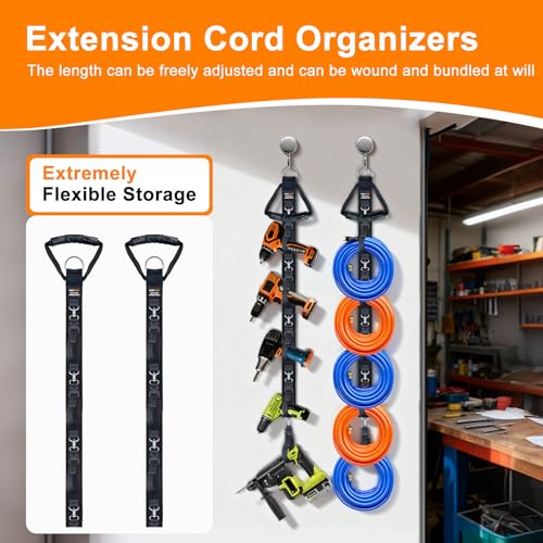 Extension Cord Organizer with 5 Detachable straps by TrainBoy - Image 2