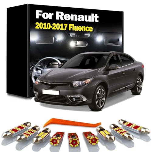 Luces LED interiores para mapas y viajes nocturnos en Renault Fluence 2010-2017