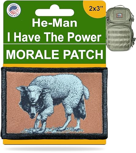 Redheaded Tshirts - Wolf in Sheep's Clothing Morale Patch - Wolf Patches for Your Tactical Gear, Plate Carrier Accessories, Backpack or Hat - 2x3 Morale Patch - Made in USA Redheaded Tshirts - Wolf in Sheep's Clothing Morale Patch - Wolf Patches for Your Tactical Gear, Plate Carrier Accessories, Backpack or Hat - 2x3 Morale Patch - Made in USA