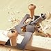 Router Plane, Adjustable Blade, Stainless Steel Design, Comfortable Wooden Handle Handheld Wood Planer Grooving Tool with Depth Stop for Cutting Dados Grooves Mortise