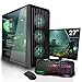 Produktbild SYSTEMTREFF Gaming Komplett PC Set AMD Ryzen 5 5500 6x4.2GHz | Nvidia GeForce RTX 3060 8 GB DX12 | 512GB M.2 NVMe + 512GB SSD | 16GB DDR4 RAM | WLAN Desktop Paket Computer für Gamer, Gaming