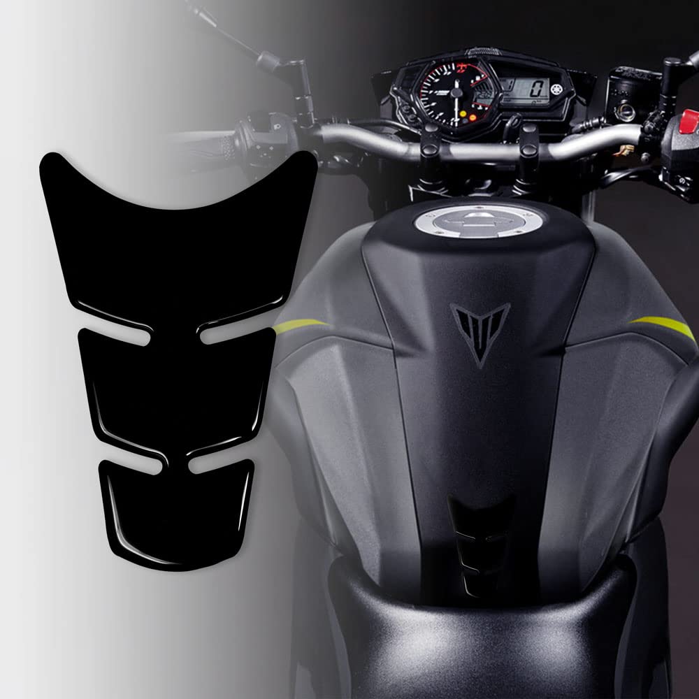 Ochrona zbiornika 3D do motocykla, wąski szort, czarny