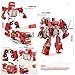 YEIBOBO ! 5-in-1 Combiners Transformation Robot Action Figure Toy - Diecast Transformation Toys (Fire Truck)